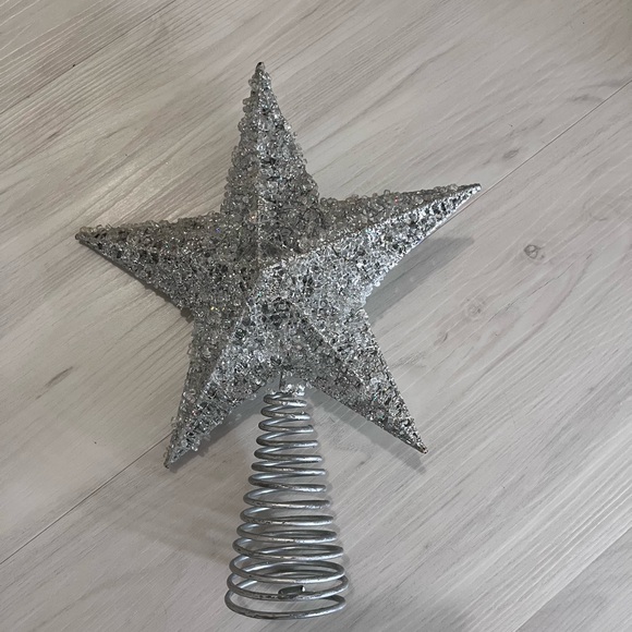 Silver Star Tree Topper - Picture 2 of 4